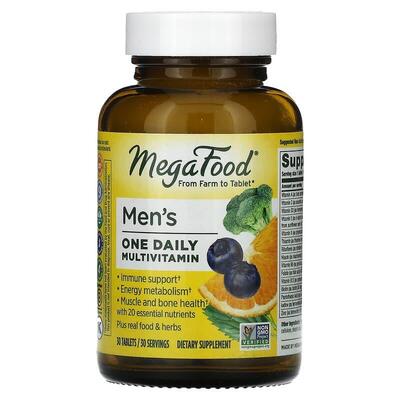 Мультивитамины для мужчин MegaFood Men's One Daily без железа, 30 таблеток