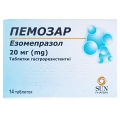 Пемозар таблетки гастрорезист. по 20 мг №14 (7х2)