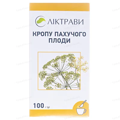 Кропу пахучого плоди по 100 г у пач. з внут. пак.