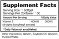 Вітамін Е 1000 DL-alpha Earth's Creation Vitamin E 1000 DL-alpha, 50 гелевих капсул