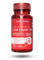 Масло печінки тріски Earth's Creation Cod Liver Oil, 100 гелевих капсул