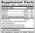 Масло печінки тріски Earth's Creation Cod Liver Oil, 100 гелевих капсул