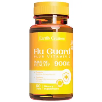 Добавка для імунітету Earth's Creation Flu Guard, 60 капсул