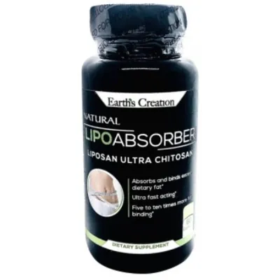 Ліпосан ультра Earth's Creation Liposan (Chitosan-Liposan Ultra), 60 капсул