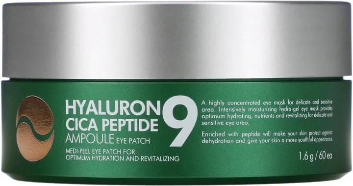 Патчі Medi-Peel Hyaluron Cica Peptide 9 заспокійливі з комплексом пептидами , 60 шт