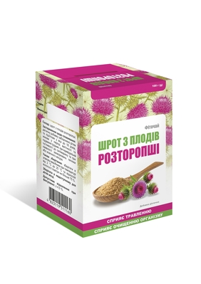 Фиточай Шрот из плодов расторопши, 100 г