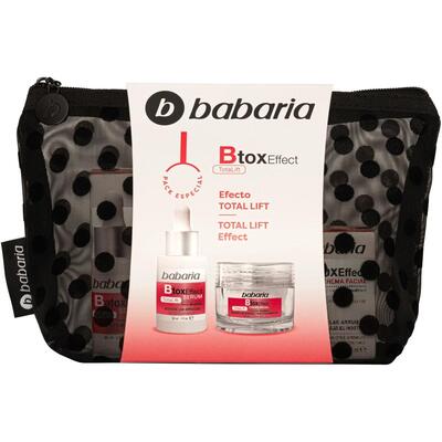 Набор Babaria Ботокс эффект (крем 50 мл + сыворотка 30 мл + косметичка)