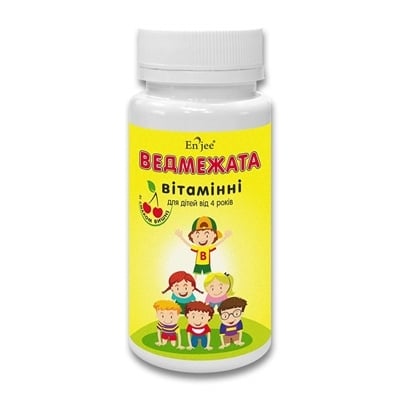 Медвежата Витаминные пастилки желат. со вкус. вишн. №30 в бан.