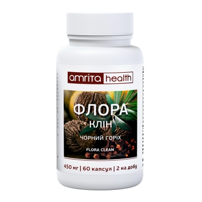 Флора Клин + Черный орех Amrita капсулы №60