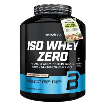 Протеїн сироватковий ізолят Biotech Iso Whey Zero печиво з кремом, 1,816 кг