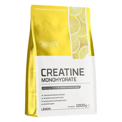 Креатин моногідрат OstroVit Creatine Monohydrate лимон, 1000 г