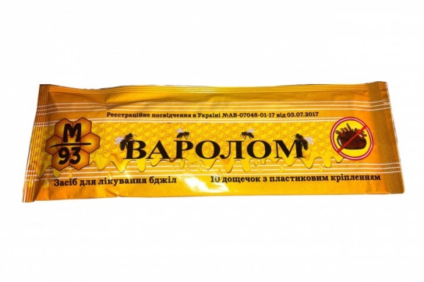Варолом полоски с зацепом для лечения вароатоза пчел, 10 штук
