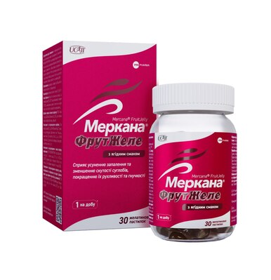 Меркана ФрутЖеле желатиновые пастилки с ягодным вкусом №30