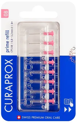 Набір йоржиків міжзубних Curaprox Prime Refill CPS 08 без тримача