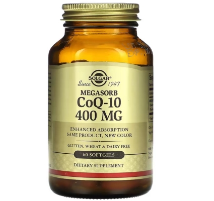 Solgar Коэнзим Q-10 МегаСорб 400 мг, 30 капсул
