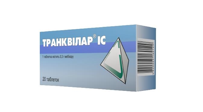 Транквилар IC таблетки по 0.3 г №20 (10х2)