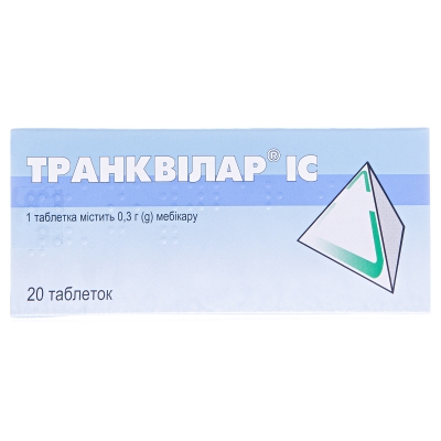 Транквилар IC таблетки по 0.3 г №20 (10х2)