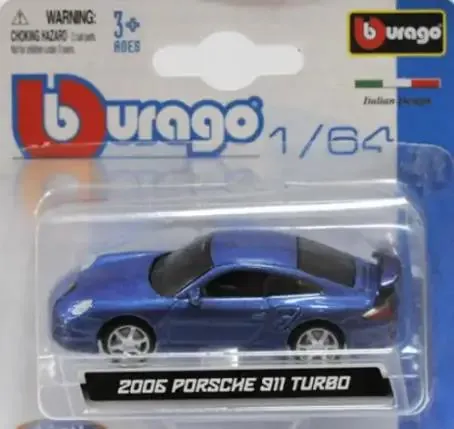 Автомодель Bburago в диспенсері в асортименті (1:64)