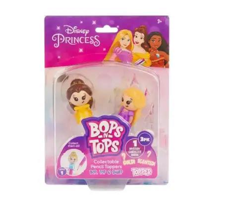 Набор коллекционных фигурок-топеров Sambro Bop n Tops Принцессы Дисней, 3 фигурки, в ассортименте
