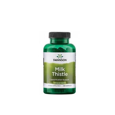 Розторопша Swanson Milk Thistle 500 мг, 100 капсул