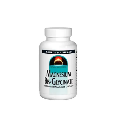 Магнію бісгліцинат Source Naturals Magnesium Bis Glycinate, 60 таблеток