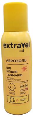 Аэрозоль от клещей и комаров ExtraVel Kids для детей от 2 лет, 100 мл