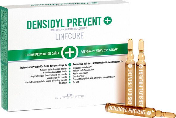 Ампулы для волос Hipertin Linecure Densidyl Prevent+ против выпадения, 12 шт x 10 мл