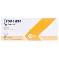 Еголанза таблетки, в/плів. обол. по 15 мг №28 (7х4)