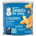 Палички Gerber Lil' Crunchies для дітей з 8 місяців зі смаком сиру чеддер, 42 г