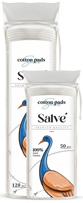 Ватные диски Salve, 120 + 50 шт