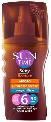 Олія активатор засмаги Біокон Sun Time Sexy Bronze, SPF 6, 150 мл