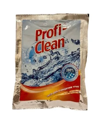 Засіб Profi-Clean для чищення труб з гарячою водою, 60 г