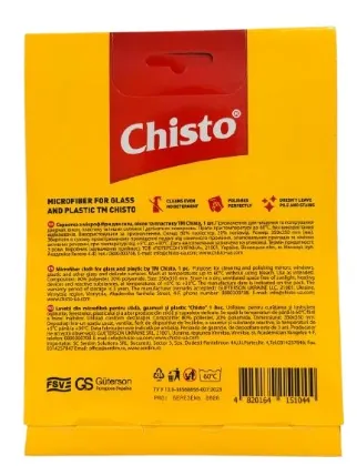 Серветки для вікон та пластику Chisto з мікрофібри, 1 шт