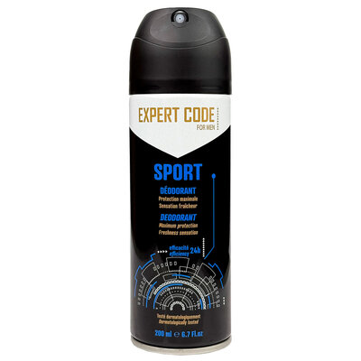 Дезодорант спрей Expert Code Sport для мужчин, 200 мл