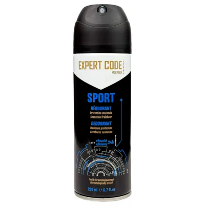 Дезодорант спрей Expert Code Sport для чоловіків, 200 мл