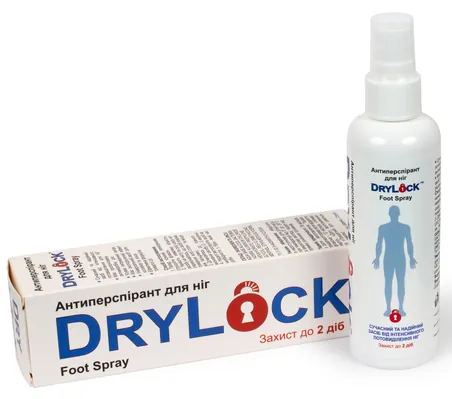 Антиперспірант для ніг DryLock Foot Spray, 100 мл