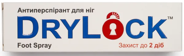 Антиперспірант для ніг DryLock Foot Spray, 100 мл