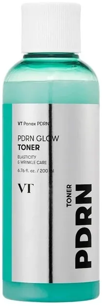 Тонер для обличчя VT Cosmetics PDRN Glow для інтенсивного відновлення та зволоження, 200 мл