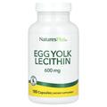 Лецитин из яичных желтков Nature's Plus Egg Yolk Lecithin 600 мг, 180 вегетарианских капсул