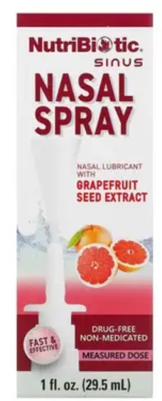 Назальный спрей NutriBiotic с экстрактом семян грейпфрута, 29,5 мл