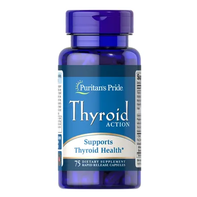 Комплекс Puritan's Pride Thyroid Action, 75 капсул