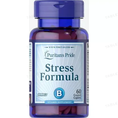 Стрес Формула Puritan's Pride Stress Formula, 60 каплет