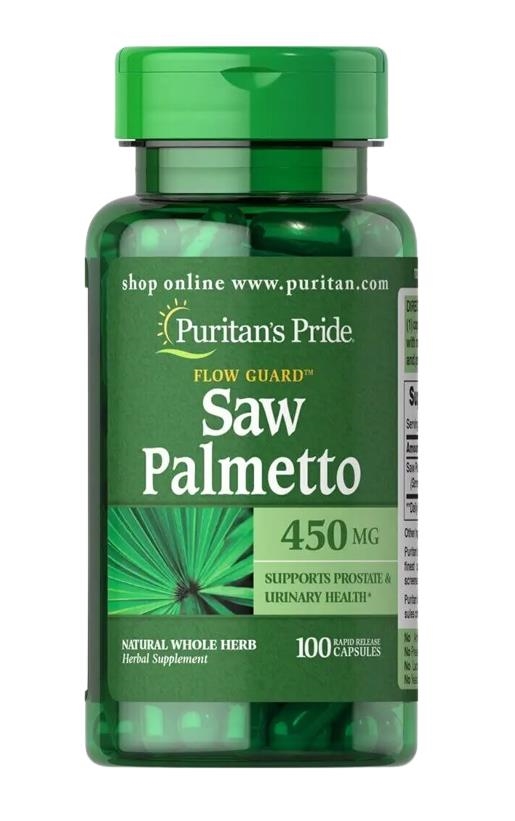 Со Пальметто Puritan's PrideSaw Palmetto 450 мг, 100 капсул