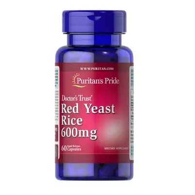 Красный дрожжевой рис Puritan's Pride Red Yeast Rice 600 мг, 60 капсул