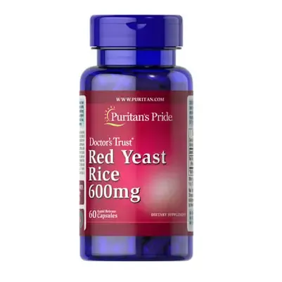 Червоний дріжджовий рис Puritan's Pride Red Yeast Rice 600 мг, 60 капсул