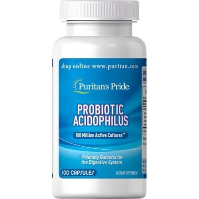 Пробиотик Ацидофилус Puritan's Pride Probiotic Acidophilus, 100 капсул