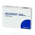 Вазокет таблетки по 600 мг №30 (15х2)