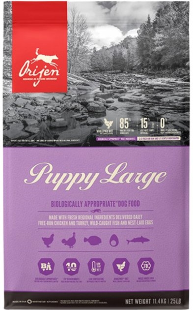 Корм сухий для цуценят великих порід Orijen Puppy Large Breed, 11,4 кг