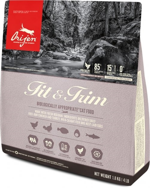 Корм сухий для кішок з надмірною вагою Orijen Fit & Trim cat, 1,8 кг