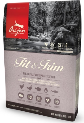 Корм сухий для кішок з надмірною вагою Orijen Fit & Trim cat, 5,4 кг